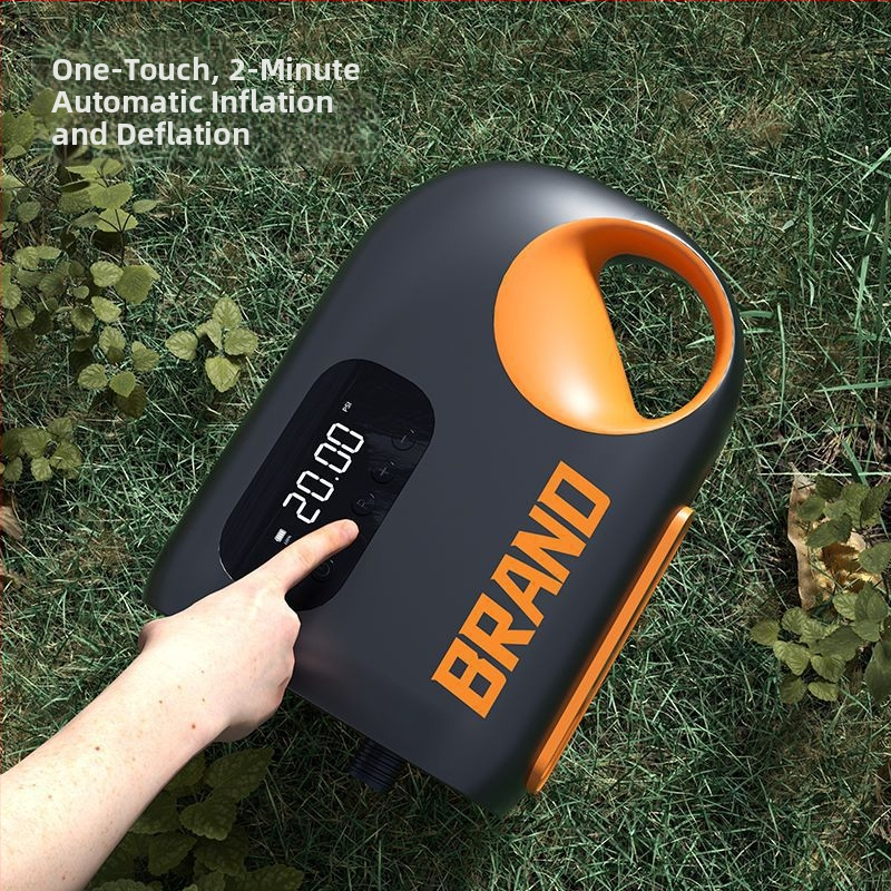 Портативна електрическа помпа за надуване на надуваеми изделия (SUP, каяк, въздушен матрак) – DC12V, 120W, 70 L/min, единичен цилиндър, 5–20 мин работа