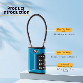 Μηχανικό λουκέτο για αποσκευές και ντουλάπια, μοντέλο 22029, μάρκα Simply, μεταλλικό σώμα, πάχος ράβδου κλειδώματος 3 mm, κατάλληλο για τσάντες, σακίδια και ντουλάπια αποθήκευσης ταξιδιού