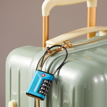 Μηχανικό λουκέτο για αποσκευές και ντουλάπια, μοντέλο 22029, μάρκα Simply, μεταλλικό σώμα, πάχος ράβδου κλειδώματος 3 mm, κατάλληλο για τσάντες, σακίδια και ντουλάπια αποθήκευσης ταξιδιού