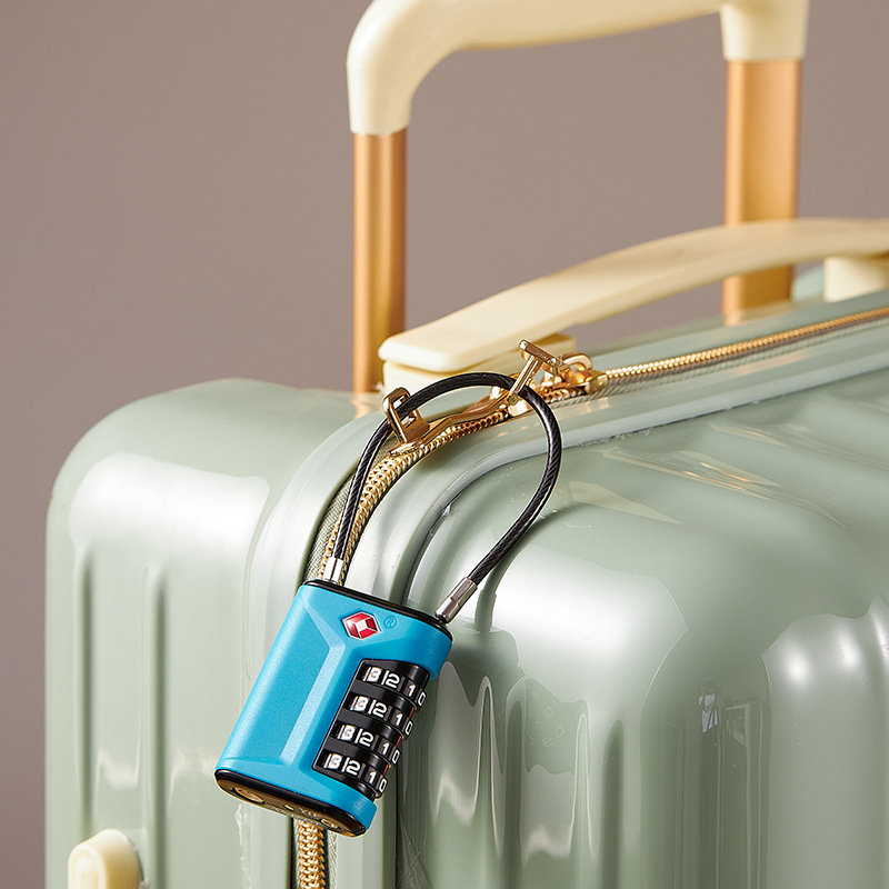 Μηχανικό λουκέτο για αποσκευές και ντουλάπια, μοντέλο 22029, μάρκα Simply, μεταλλικό σώμα, πάχος ράβδου κλειδώματος 3 mm, κατάλληλο για τσάντες, σακίδια και ντουλάπια αποθήκευσης ταξιδιού