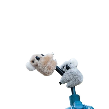 Χνουδωτό λούτρινο καουάλα για τον καθρέφτη οπισθοπορείας ηλεκτρικών μοτοσικλετών — διακοσμητικό κρεμαστό με δυνατότητα παραμετροποίησης