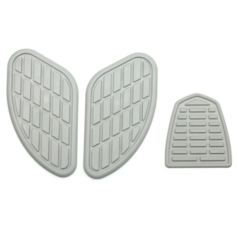 Σετ αυτοκόλλητων δεξαμενής καυσίμου μοτοσικλέτας, προστατευτικά δερμάτινα πάνελ αριστερά και δεξιά, ρετρό στυλ