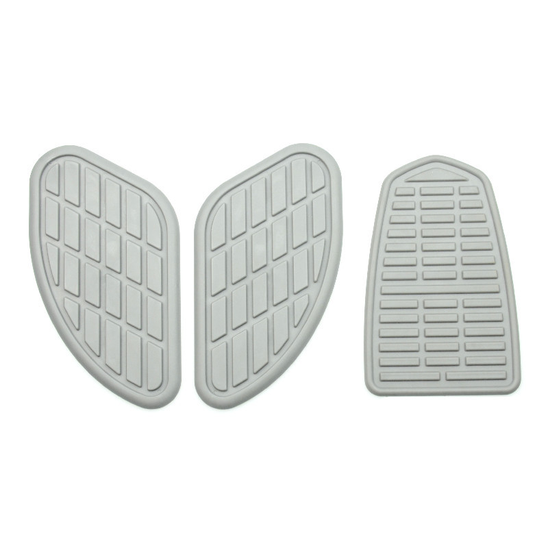 Σετ αυτοκόλλητων δεξαμενής καυσίμου μοτοσικλέτας, προστατευτικά δερμάτινα πάνελ αριστερά και δεξιά, ρετρό στυλ