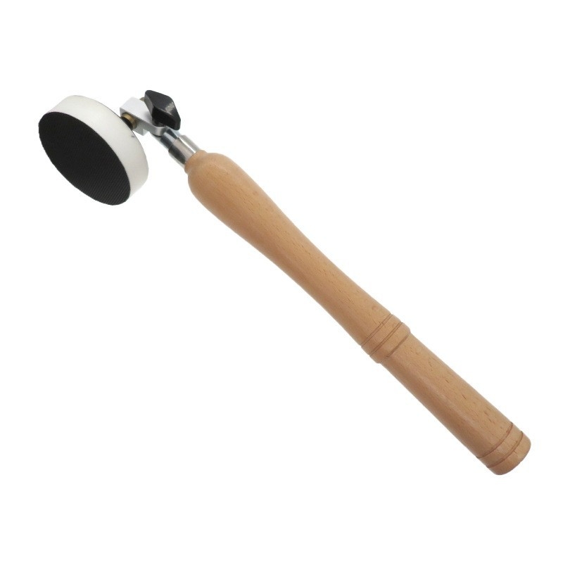 Koka apstrādes pulēšanas un smilšēšanas instruments ar Velcro pamatni (Velcro; materiāls PU+nylon cilpa; abrazīvs PU+koks+augstas ātruma tērauds)