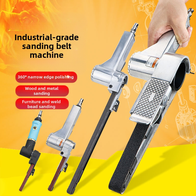 Fast Leopard пневматична шлайф-машина с лента за абразиви, за шлайфане и полиране