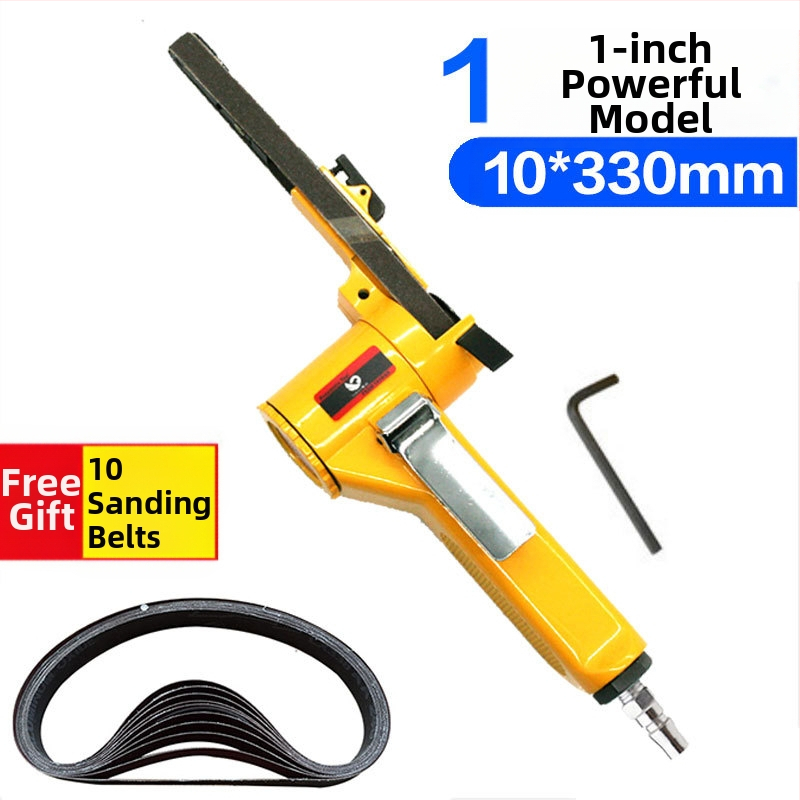 Fast Leopard пневматична шлайф-машина с лента за абразиви, за шлайфане и полиране