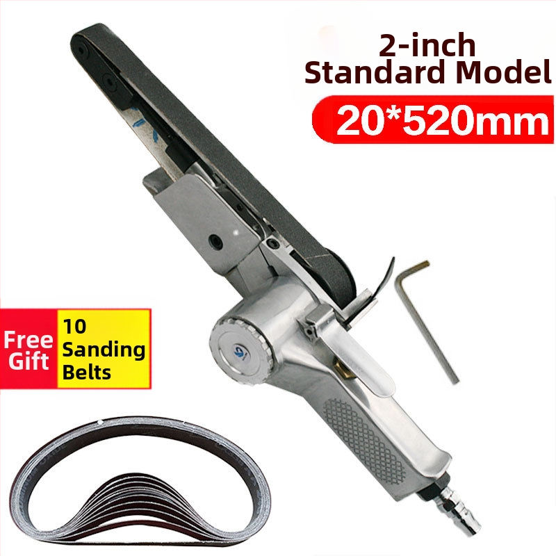 Fast Leopard пневматична шлайф-машина с лента за абразиви, за шлайфане и полиране