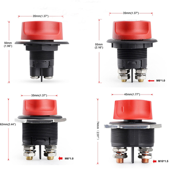 Διακόπτης αποσύνδεσης μπαταρίας, 12V DC, 50–300A, για αυτοκίνητα, RV, γιοτ, πλοία και φορτηγά