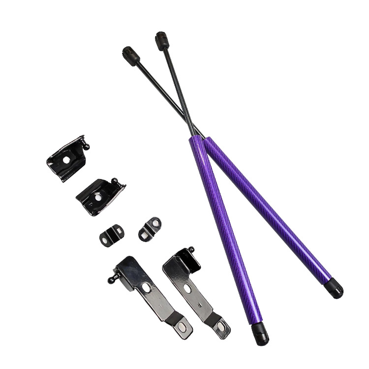 Αμορτισέρ καπό για Nissan Navara D40 – ελεύθερου τύπου συμπίεσης, διαδρομή 125 mm, απόσταση εγκατάστασης 357 mm, γεμάτο με άζωτο