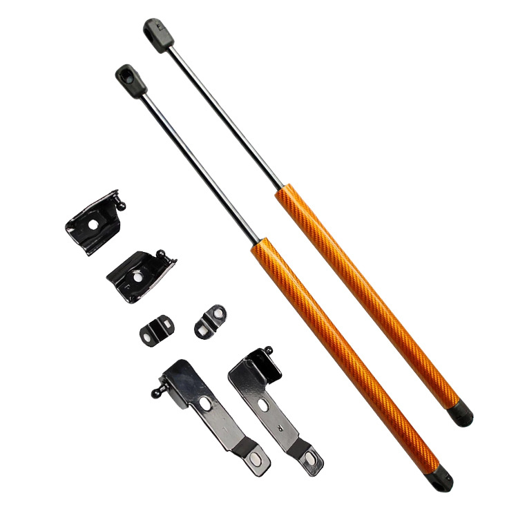 Αμορτισέρ καπό για Nissan Navara D40 – ελεύθερου τύπου συμπίεσης, διαδρομή 125 mm, απόσταση εγκατάστασης 357 mm, γεμάτο με άζωτο