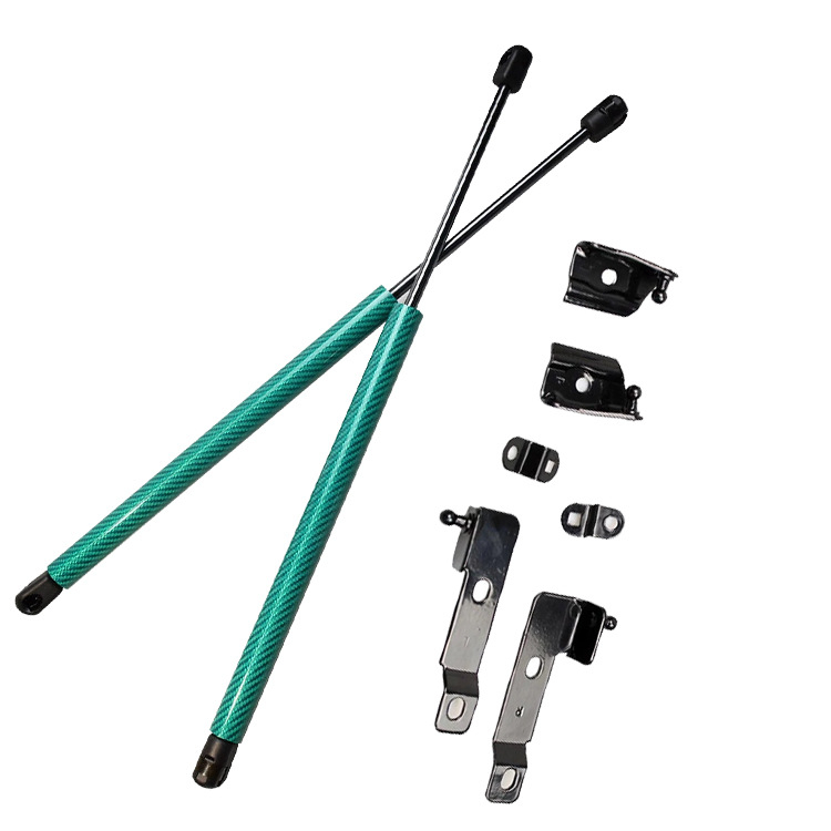 Αμορτισέρ καπό για Nissan Navara D40 – ελεύθερου τύπου συμπίεσης, διαδρομή 125 mm, απόσταση εγκατάστασης 357 mm, γεμάτο με άζωτο