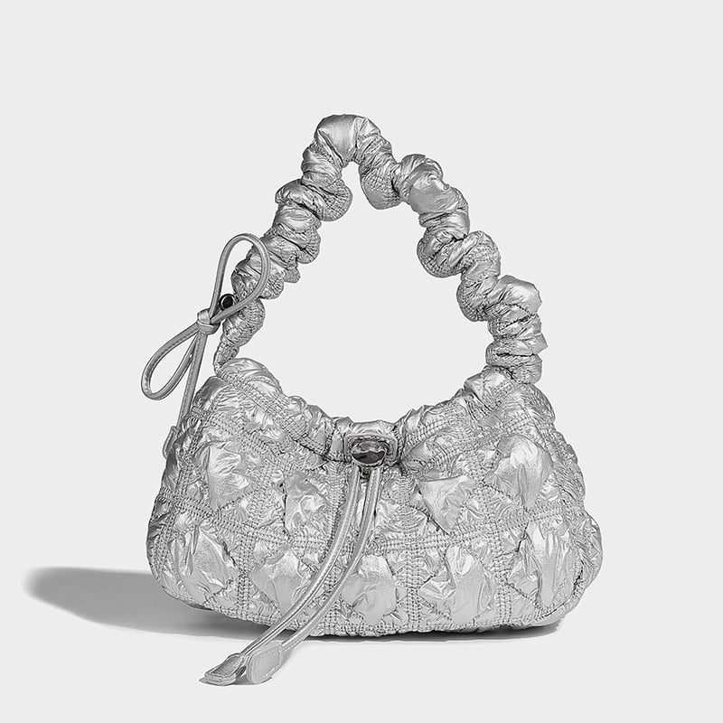 Torba za pazuh od PU materijala, otvor s šnimom, horizontalni kvadratni oblik, unutarnji džepovi: džep sa zipom, džep za telefon, džep za osobnu iskaznicu