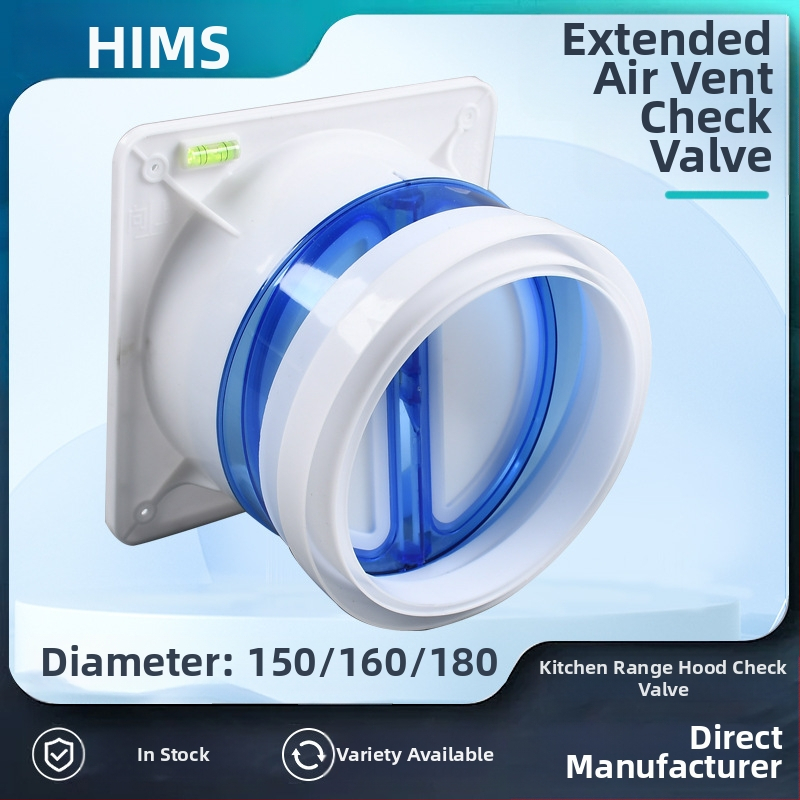 Кухненски възвратен клапан за вентилация, висок уплътнение, ABS пластмаса, еднопосочен режим