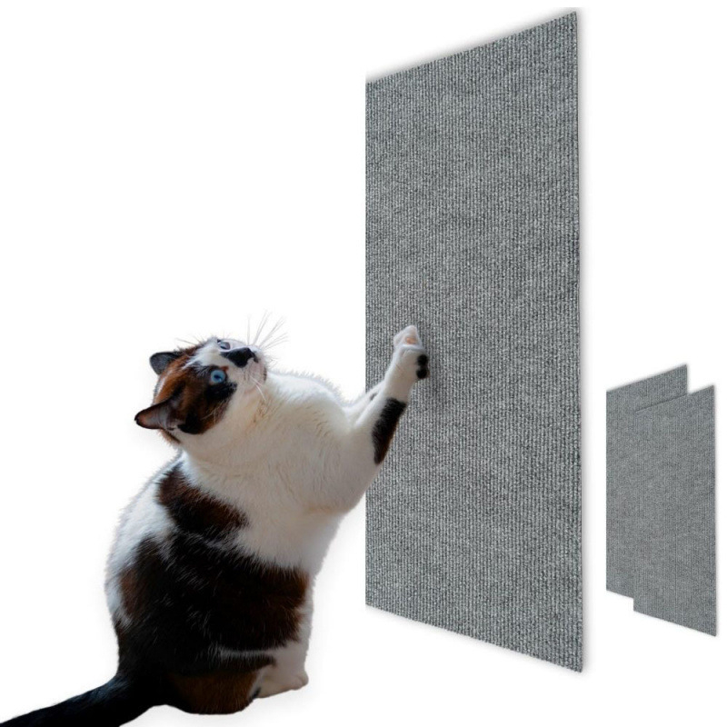 Котешка дъска за драскане и катереща постелка, без лепило, самозалепваща, полипропиленово влакно, произход Китай
