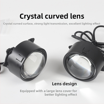 LED lukturi ar demonu acīm un modificētu lēcu, 1W, 12V, 0.3A, universāls