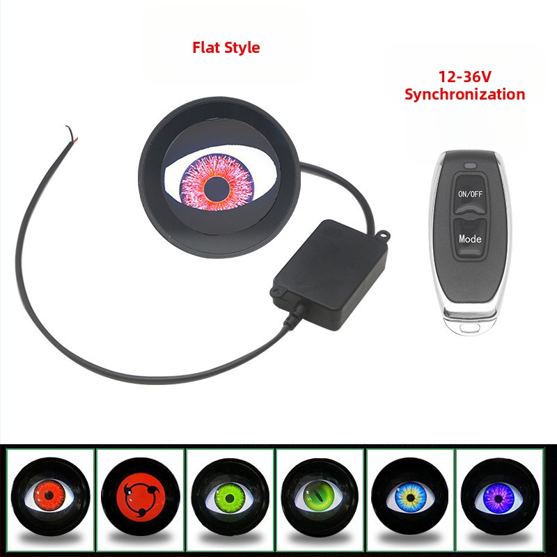 LED lukturi ar demonu acīm un modificētu lēcu, 1W, 12V, 0.3A, universāls