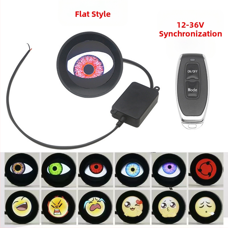 LED lukturi ar demonu acīm un modificētu lēcu, 1W, 12V, 0.3A, universāls