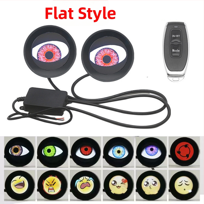 LED lukturi ar demonu acīm un modificētu lēcu, 1W, 12V, 0.3A, universāls