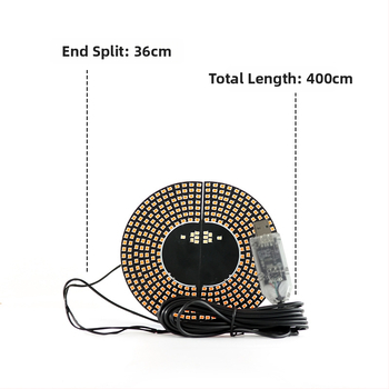 LED automa acu gaismas ar daudzveidīgiem brīdinājuma režīmiem, modelis MKS-9980, universāla saderība, interaktīvās atpakaļskata spoguļa gaismas