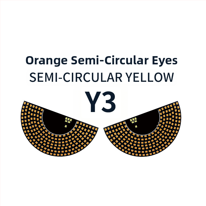 LED automa acu gaismas ar daudzveidīgiem brīdinājuma režīmiem, modelis MKS-9980, universāla saderība, interaktīvās atpakaļskata spoguļa gaismas