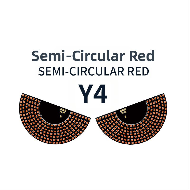 LED automa acu gaismas ar daudzveidīgiem brīdinājuma režīmiem, modelis MKS-9980, universāla saderība, interaktīvās atpakaļskata spoguļa gaismas