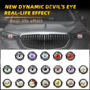 LED φανάρι κεφαλής Devil`s Eye, 10W, DC12-36V, ενσωματωμένος φακός, καθολική συμβατότητα