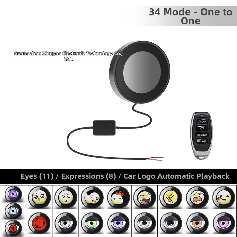 LED φανάρι κεφαλής Devil`s Eye, 10W, DC12-36V, ενσωματωμένος φακός, καθολική συμβατότητα