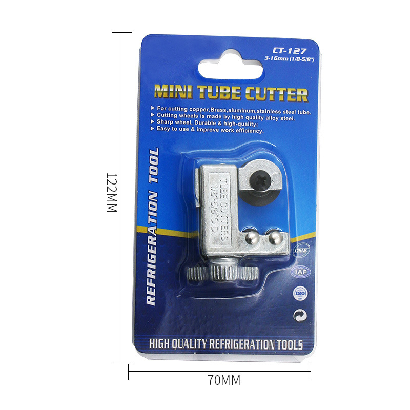 Record Work ρυθμιζόμενος κόφτης μεταλλικών σωλήνων για σωλήνες χαλκού και αλουμινίου, κατάλληλος για γραμμές ύδρευσης και κλιματισμού