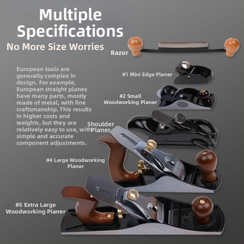 Дърводелски ръчен планер — ръчен инструмент за довършване, марка cattle gauge, не е внос