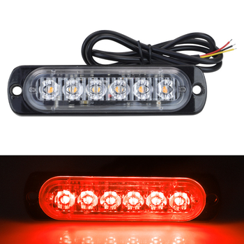 YXS LED brīdinājuma strobo gaisma kravas automašīnām un motocikliem, alumīnija korpuss, 12–24V, 20W