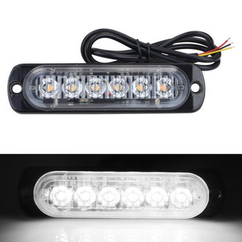 YXS LED brīdinājuma strobo gaisma kravas automašīnām un motocikliem, alumīnija korpuss, 12–24V, 20W