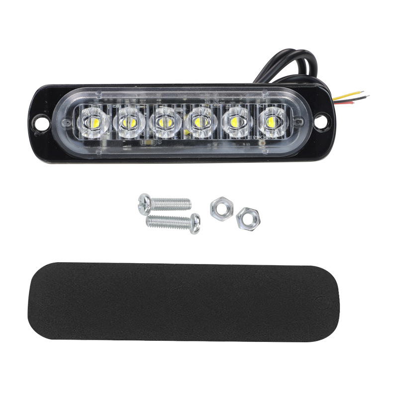 YXS LED brīdinājuma strobo gaisma kravas automašīnām un motocikliem, alumīnija korpuss, 12–24V, 20W