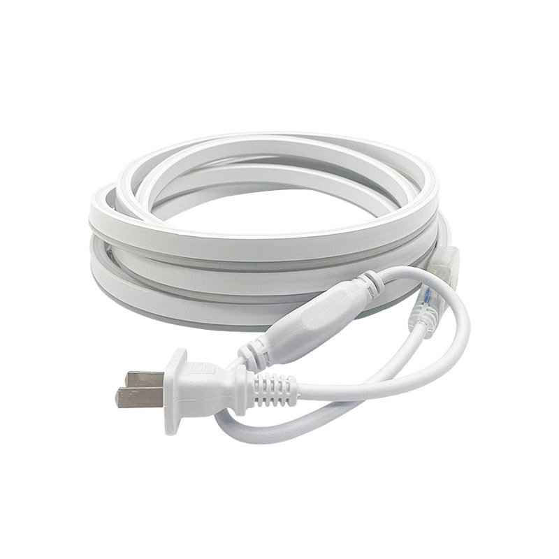 Εξωτερική αδιάβροχη LED ταινία για μηχανικό φωτισμό, εύκαμπτη, 12W, 120 LED (2835), 220V, δέσμη 360°