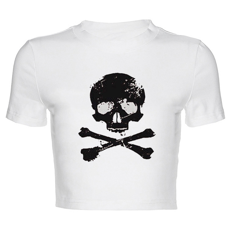 Poliestera T-krekls ar pusēm piedurknēm, viļņota kakla izgriezums, princese vēja stils