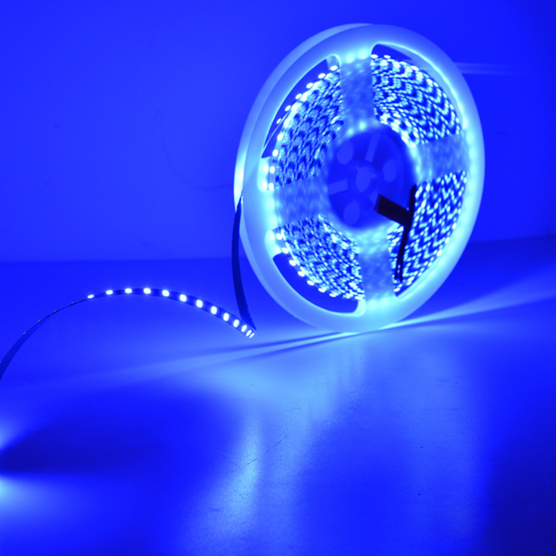 RGB LED лента с 120 диода, чип 2835, вход 12V, 10W/m, 120° ъгъл на лъча