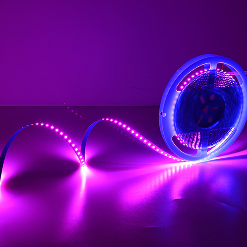 RGB LED лента с 120 диода, чип 2835, вход 12V, 10W/m, 120° ъгъл на лъча