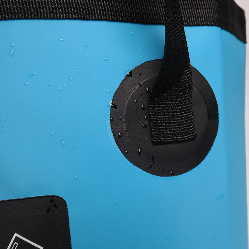 Sklopiva vanjska kanta za vodu, lagana PVC, za pranje automobila i ribolov, kapacitet 12L/20L, vodootporan materijal, mogućnost personaliziranog logotipa