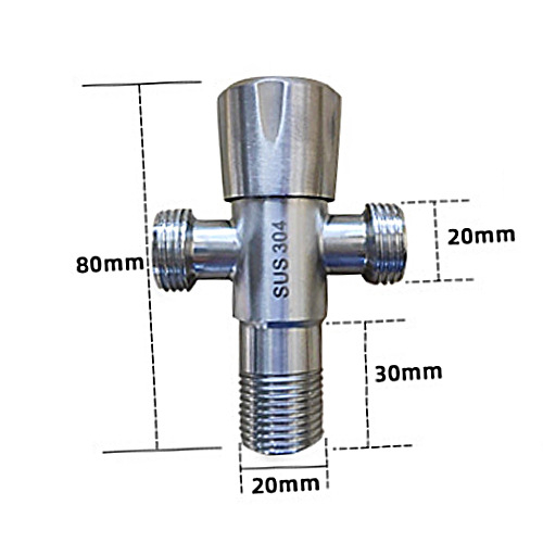 WC kutni ventil • 304 nehrđajući čelik • ručna ugradnja • radni tlak 5-15 • masa 0,188 kg
