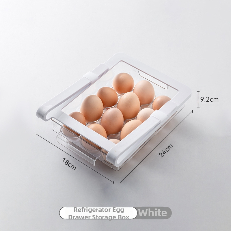 Egarda Контейнер за яйца в хладилник – PET+ABS, прозрачно чекмедже, запазва яйцата свежи
