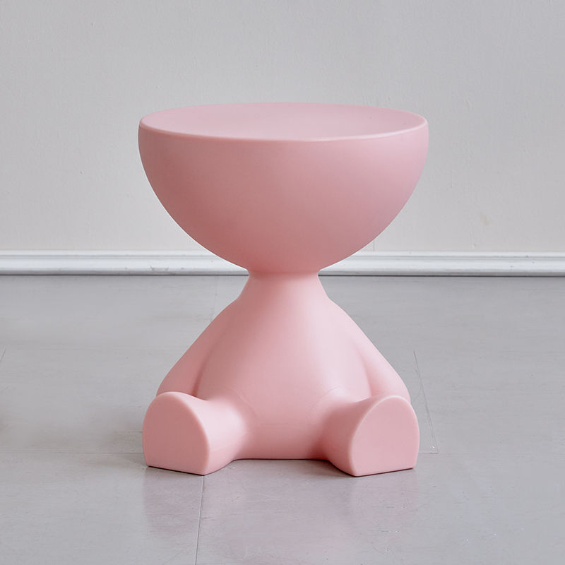 Маса за кафе с минималистичен северноевропейски дизайн, пластмасова основа, дървена рамка и мраморна горна повърхност, мултифункционална за дневната.