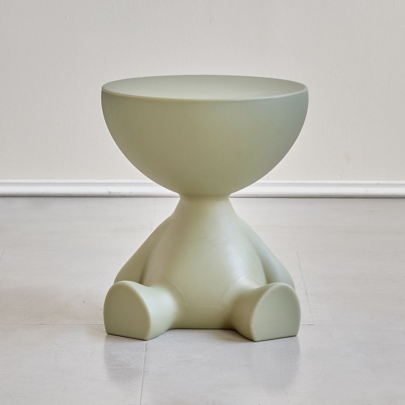 Маса за кафе с минималистичен северноевропейски дизайн, пластмасова основа, дървена рамка и мраморна горна повърхност, мултифункционална за дневната.