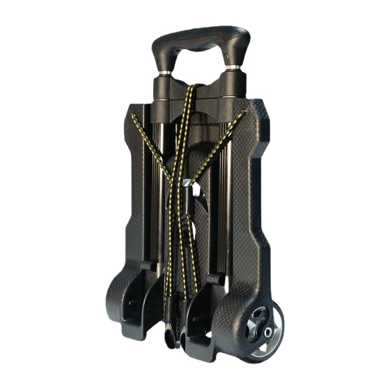 Πτυσσόμενος τετράτροχος καρότσι αποσκευών από κράμα αλουμινίου (Πτυσσόμενο; Κράμα αλουμινίου; Εκτύπωση λογότυπου; Προσαρμογή)