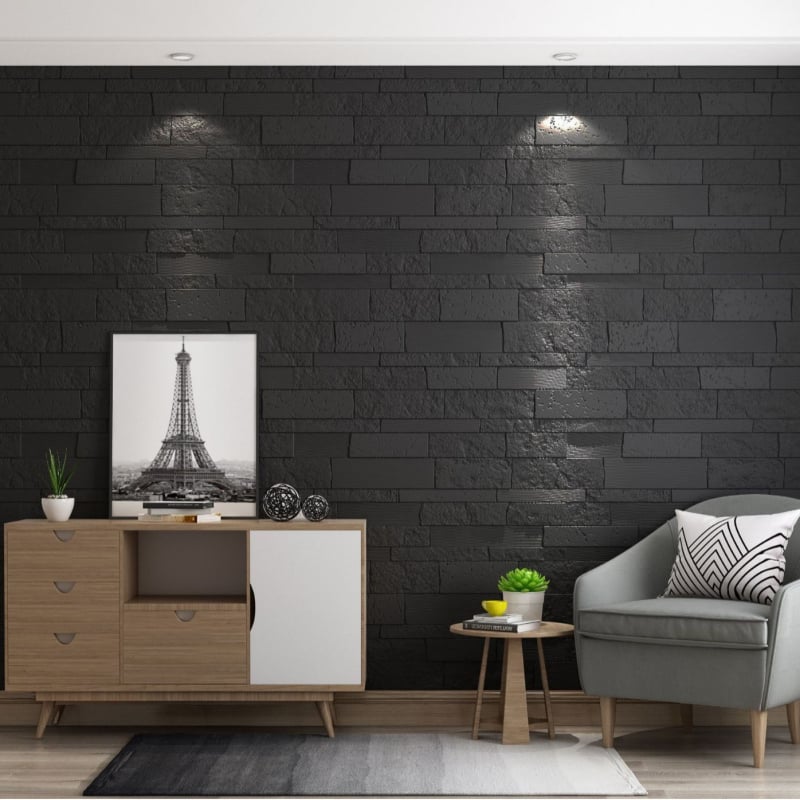 Autocolant de perete 3D, autoadeziv, din spumă XPE, rezistent la apă și umiditate, decor fonoizolant pentru perete