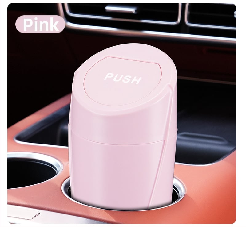 Κάδος απορριμμάτων αυτοκινήτου και μίνι κάδο αποθήκευσης κεντρικής κονσόλας, ABS, 1000 cm³, αδιάβροχος, ανθεκτικός σε κραδασμούς, προσαρμόσιμος