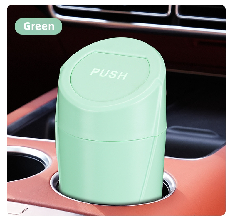 Κάδος απορριμμάτων αυτοκινήτου και μίνι κάδο αποθήκευσης κεντρικής κονσόλας, ABS, 1000 cm³, αδιάβροχος, ανθεκτικός σε κραδασμούς, προσαρμόσιμος