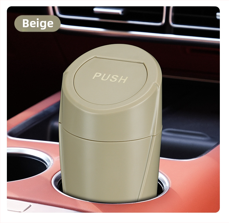 Κάδος απορριμμάτων αυτοκινήτου και μίνι κάδο αποθήκευσης κεντρικής κονσόλας, ABS, 1000 cm³, αδιάβροχος, ανθεκτικός σε κραδασμούς, προσαρμόσιμος