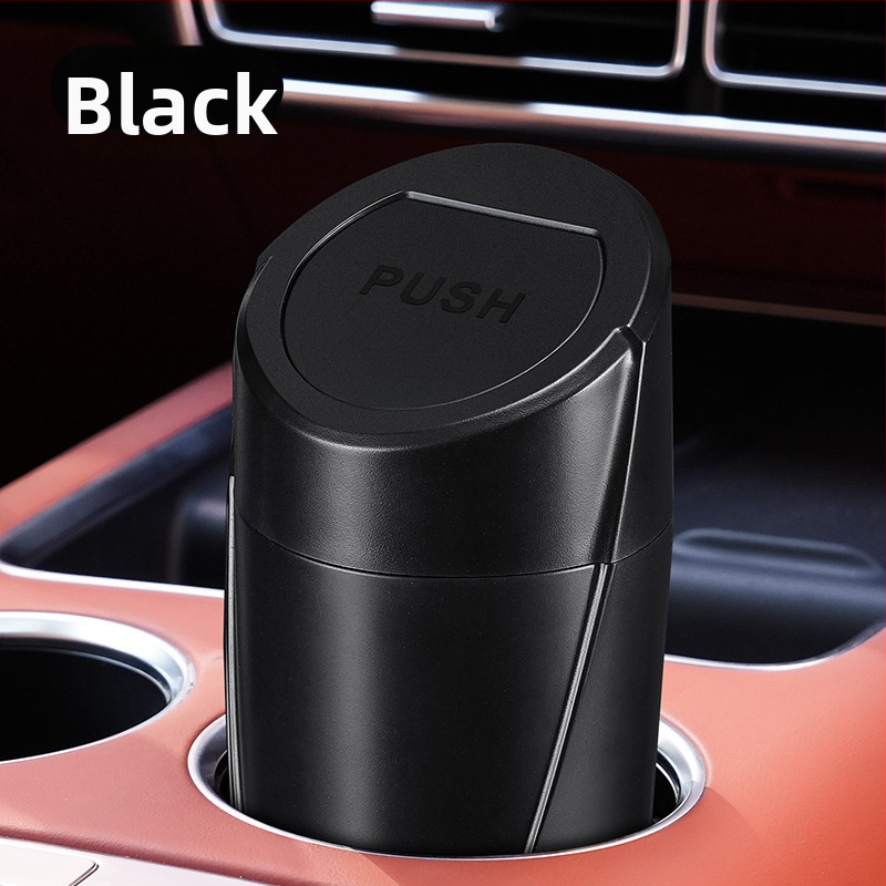 Κάδος απορριμμάτων αυτοκινήτου και μίνι κάδο αποθήκευσης κεντρικής κονσόλας, ABS, 1000 cm³, αδιάβροχος, ανθεκτικός σε κραδασμούς, προσαρμόσιμος