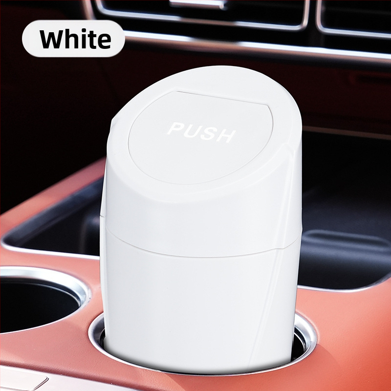 Κάδος απορριμμάτων αυτοκινήτου και μίνι κάδο αποθήκευσης κεντρικής κονσόλας, ABS, 1000 cm³, αδιάβροχος, ανθεκτικός σε κραδασμούς, προσαρμόσιμος