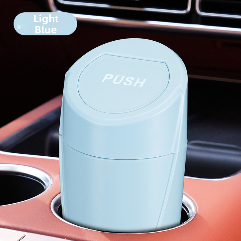 Κάδος απορριμμάτων αυτοκινήτου και μίνι κάδο αποθήκευσης κεντρικής κονσόλας, ABS, 1000 cm³, αδιάβροχος, ανθεκτικός σε κραδασμούς, προσαρμόσιμος