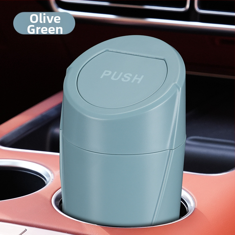 Κάδος απορριμμάτων αυτοκινήτου και μίνι κάδο αποθήκευσης κεντρικής κονσόλας, ABS, 1000 cm³, αδιάβροχος, ανθεκτικός σε κραδασμούς, προσαρμόσιμος